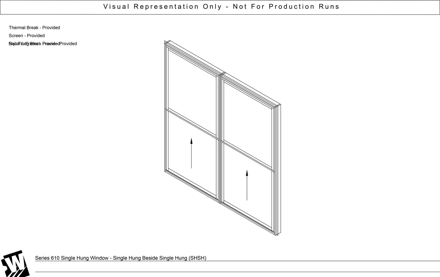 SHSH – Single hung (next to one another) sidelight