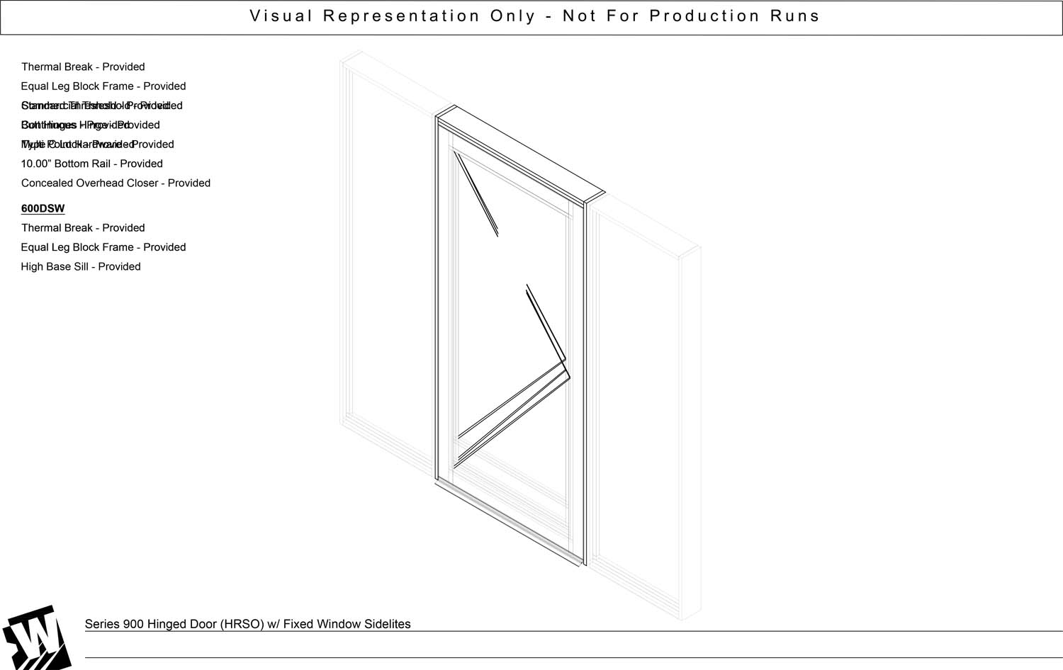 HRSO – Hinged Right Swing Out - EQ – Equal Leg