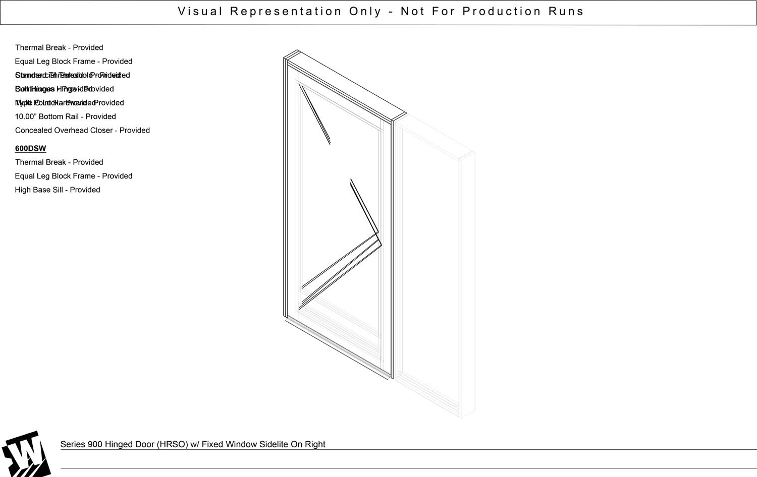 HRSO – Hinged Right Swing Out - EQ – Equal Leg